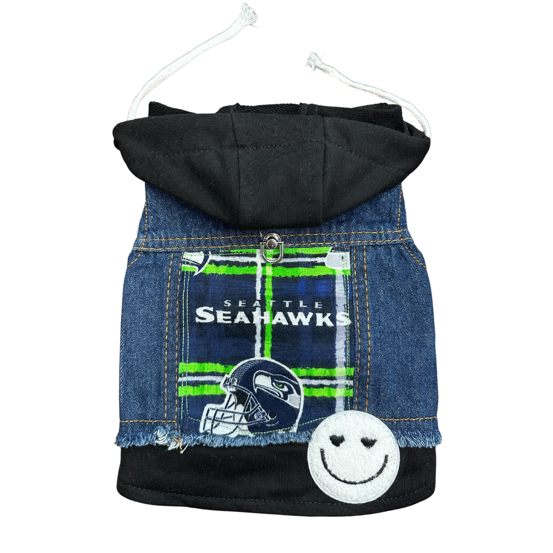 Seattle Seahawks Pet Puffer Vest