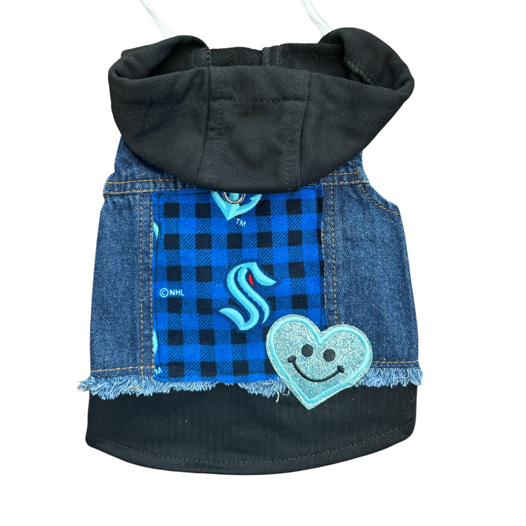 "Seattle Kraken Blue" Dog Battle Vest