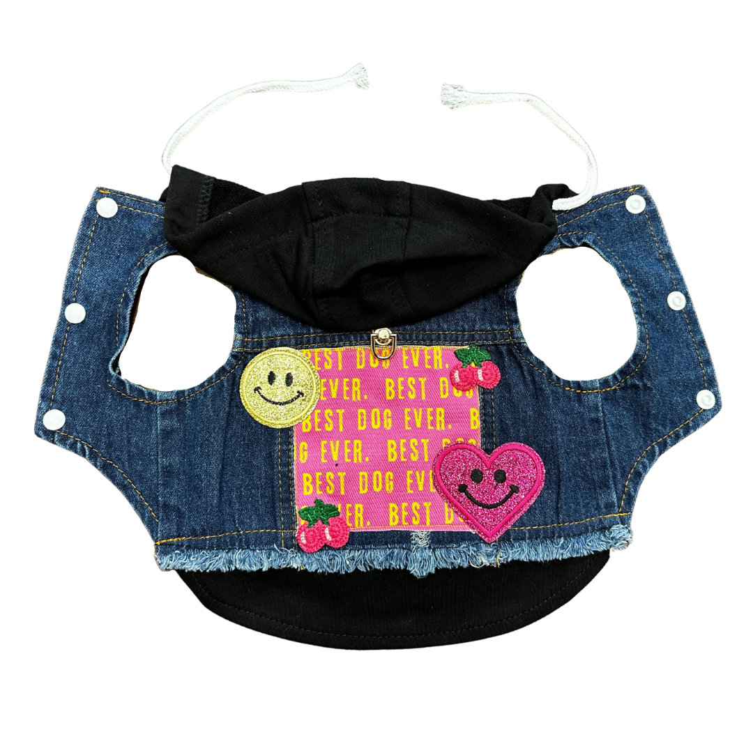 Battle Vest for dogs "Best Dog Ever" pink