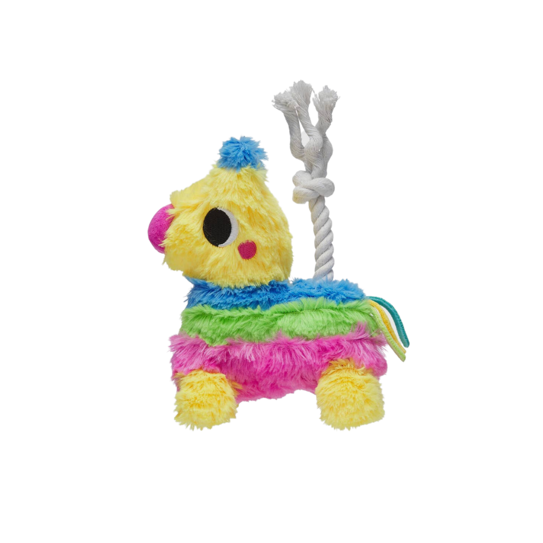 Piñata Dog Toy with Rope