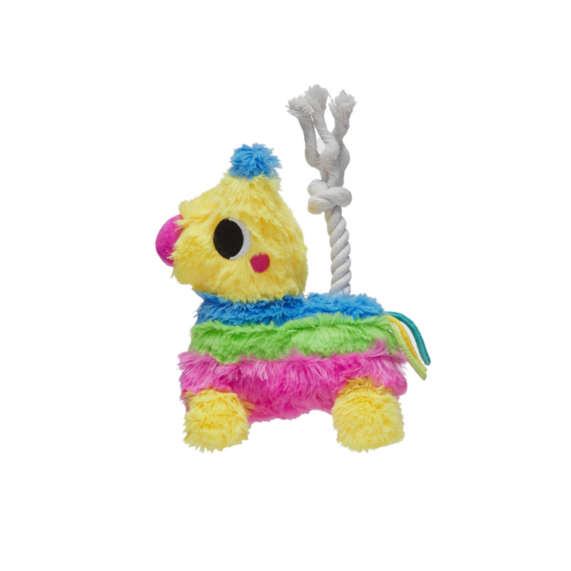 Piñata Dog Toy with Rope