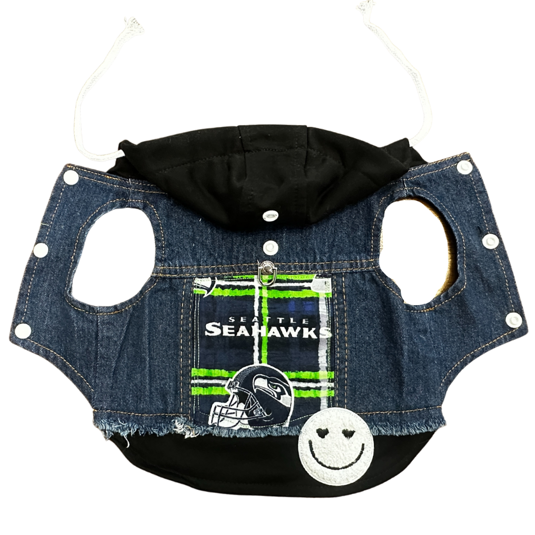 Seattle "Seahawks 13th Man" Dog Vest