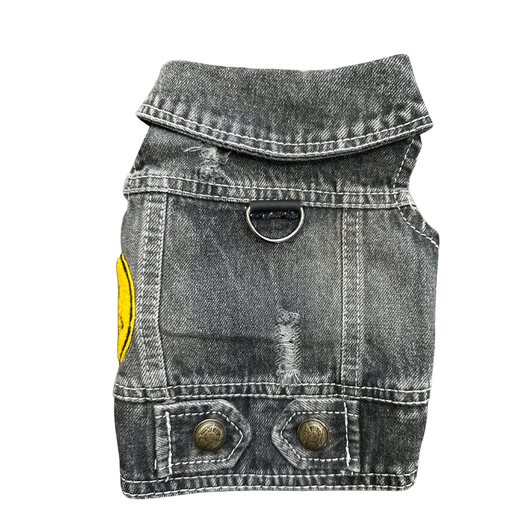 Customizable Battle Vest w/ D Ring - Black/Yellow