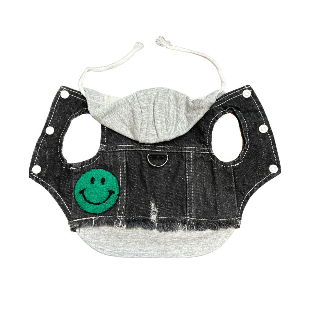 DOG BABY Plain Battle Vest w/ D Ring Black/Grey/Green