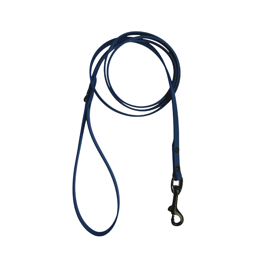 Biothane leash 3/8 navy