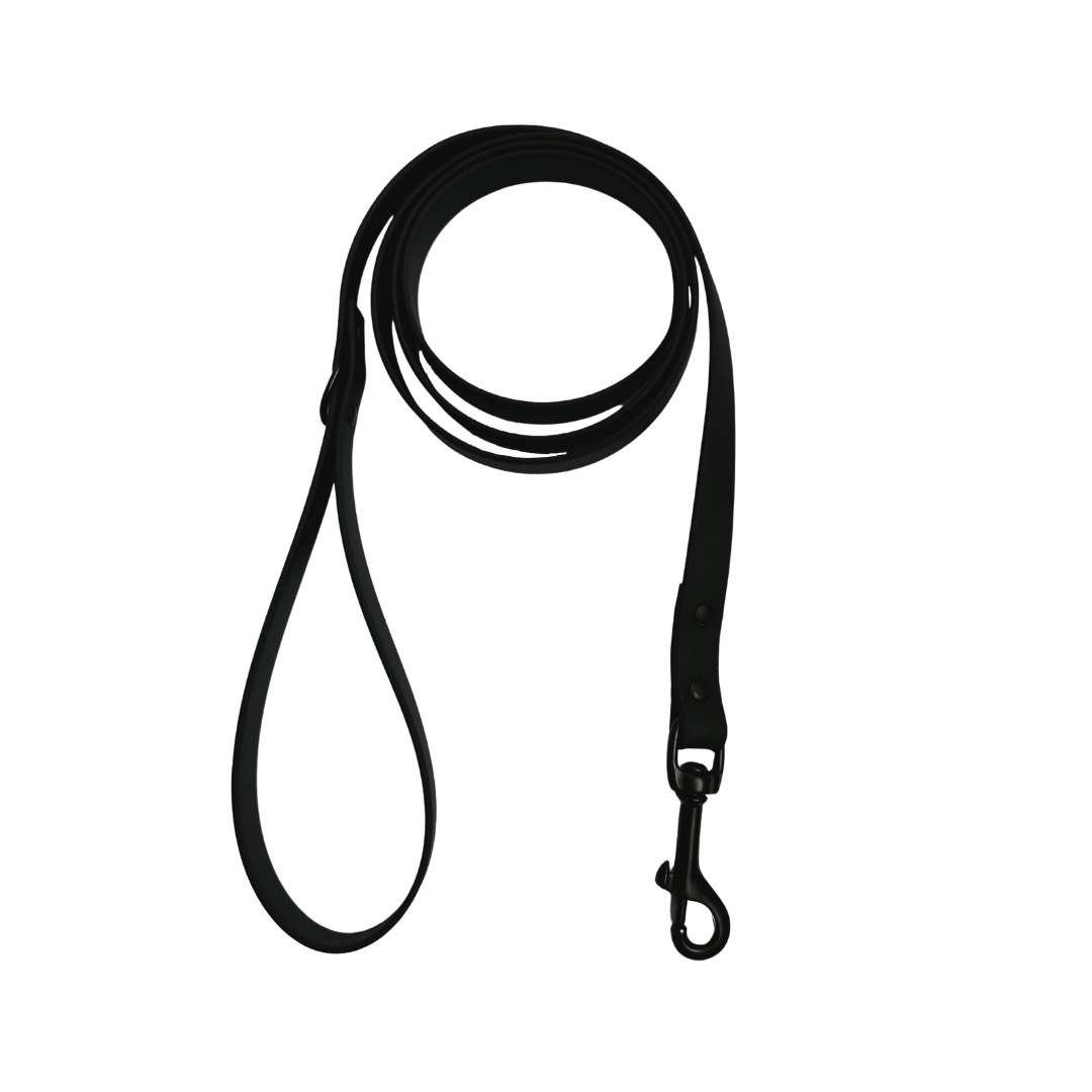 Biothane leash 5/8 black