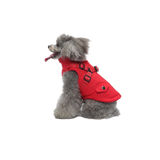 dog field jacket red