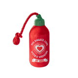 Hearts on Fire Hot Sauce Dog Rope Toy