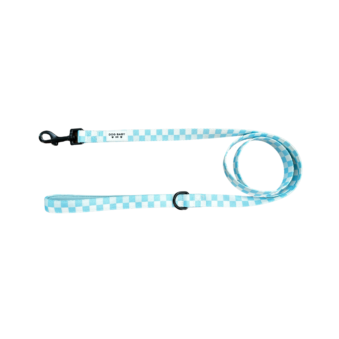 DOG BABY™ WALKIES Comfort Leash - Race Me Baby Blue