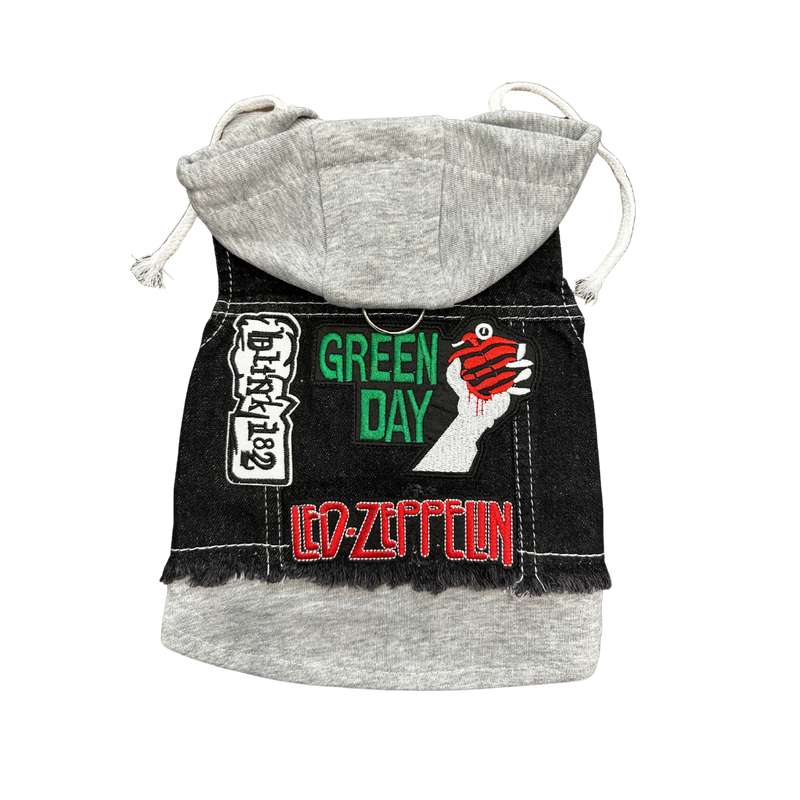 Green Day Hooded Vest for Dogs - M