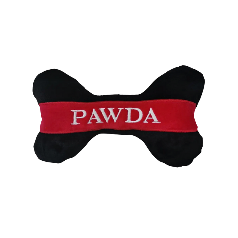 pawda plush dog bone