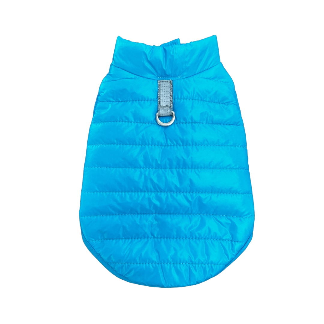 Pupagonia Puffer vest for dogs - cool blue