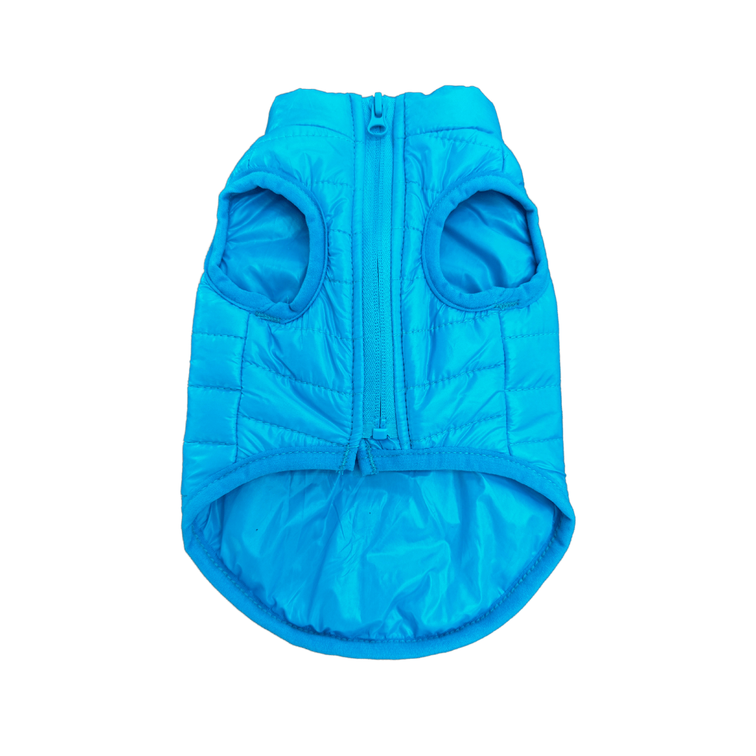 Pupagonia Puffer vest for dogs - cool blue