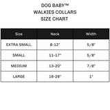 Walkies Comfort Collar Size Chart