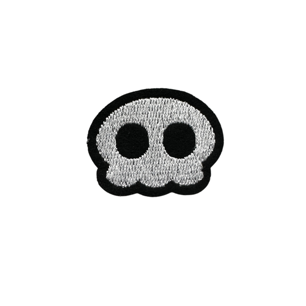 Embroidered Skull Patch