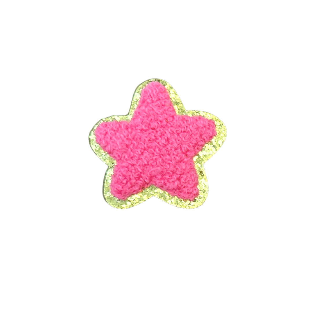 chenille star patch for denim dog vests