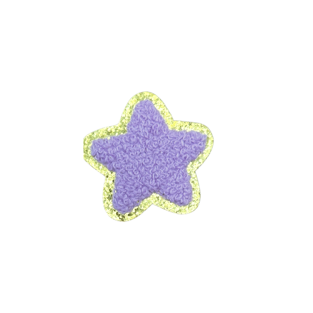 chenille star patch for denim dog vests