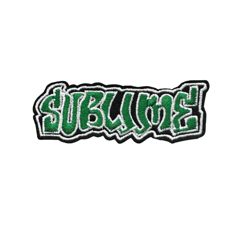 Embroidered Sublime Patch