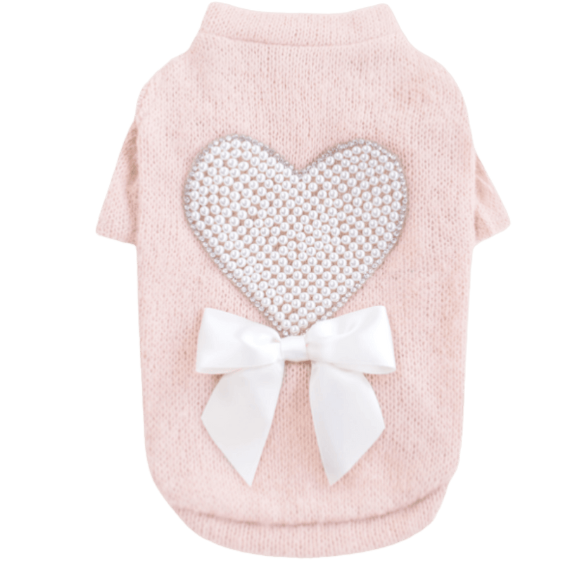 Pearl Heart Sweater - DOG BABY™