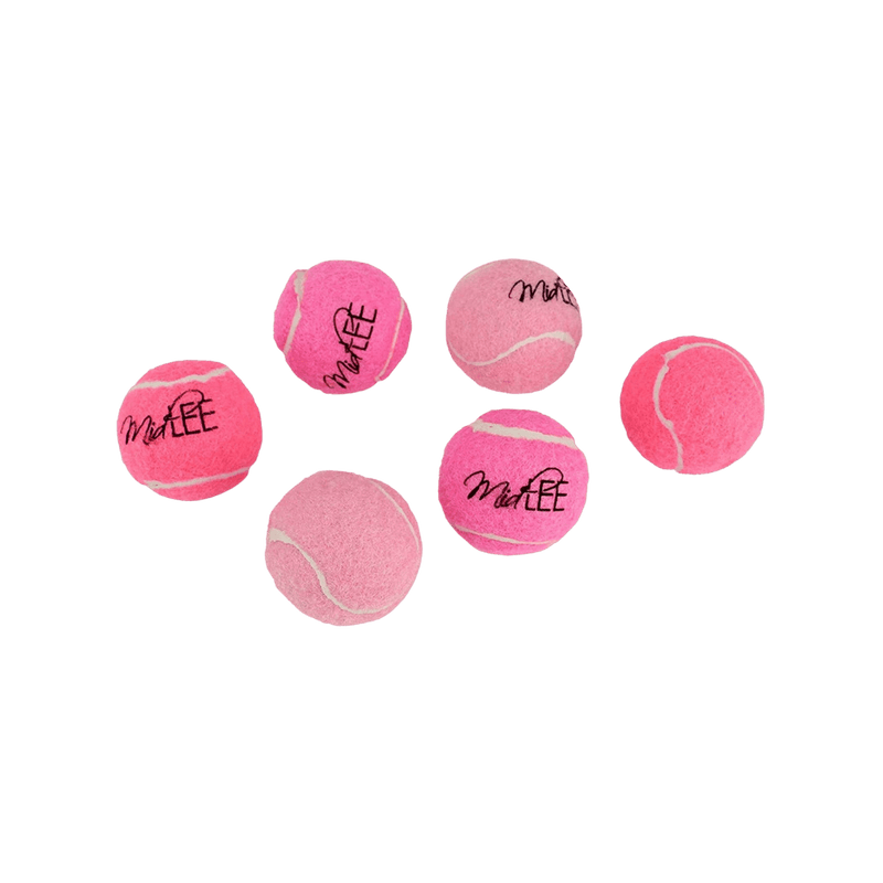 Pink Mini Squeaker Balls 6 pack - DOG BABY™